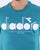 Diadora Logo T-shirt Blue Bay