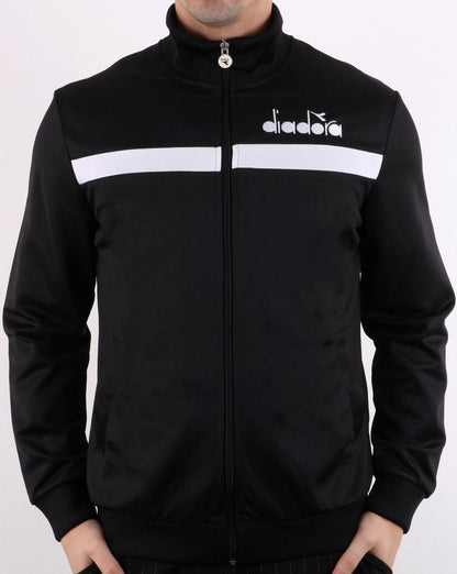 Diadora 5palle Trainingsjacke Schwarz