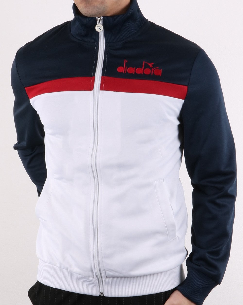 Diadora 5palle Track Top Blue Denim