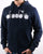 Diadora Logo Full Zip Hoodie Blue Denim