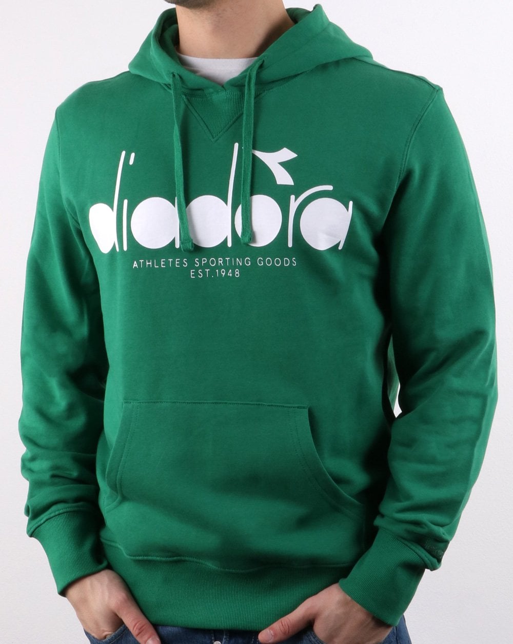 Diadora Logo Hoodie Grün