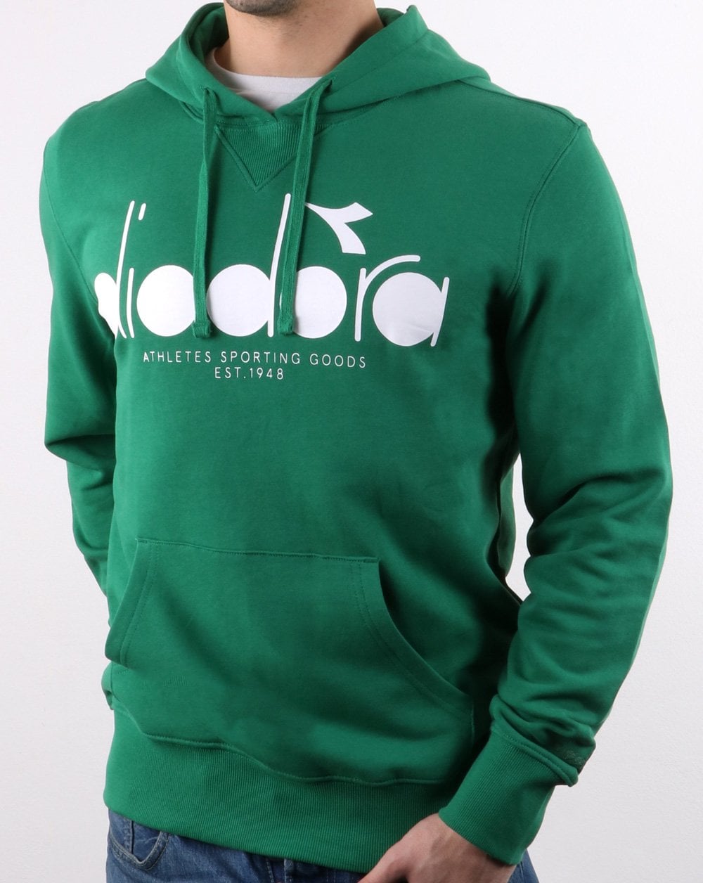 Diadora Logo Hoodie Grün