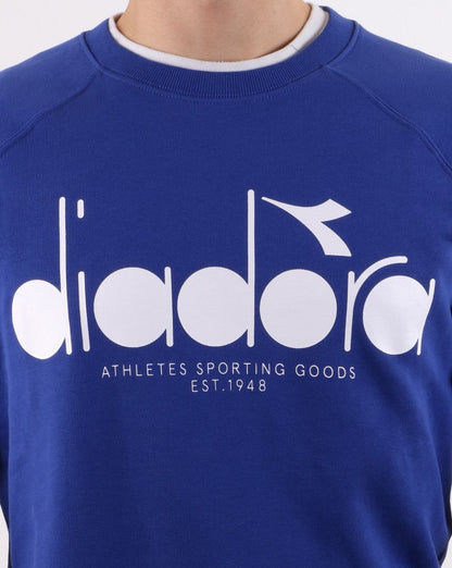 Diadora Logo Sweatshirt Blau Ultramarin