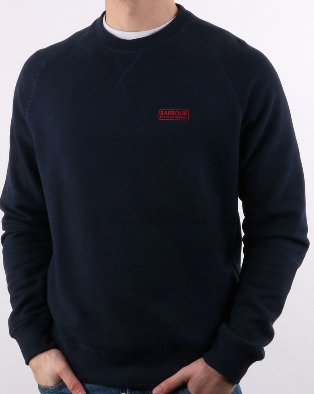Barbour International Crew Sweatshirt Marineblau