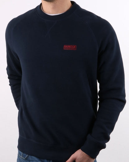 Barbour International Crew Sweatshirt Marineblau