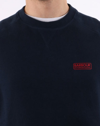 Barbour International Crew Sweatshirt Marineblau