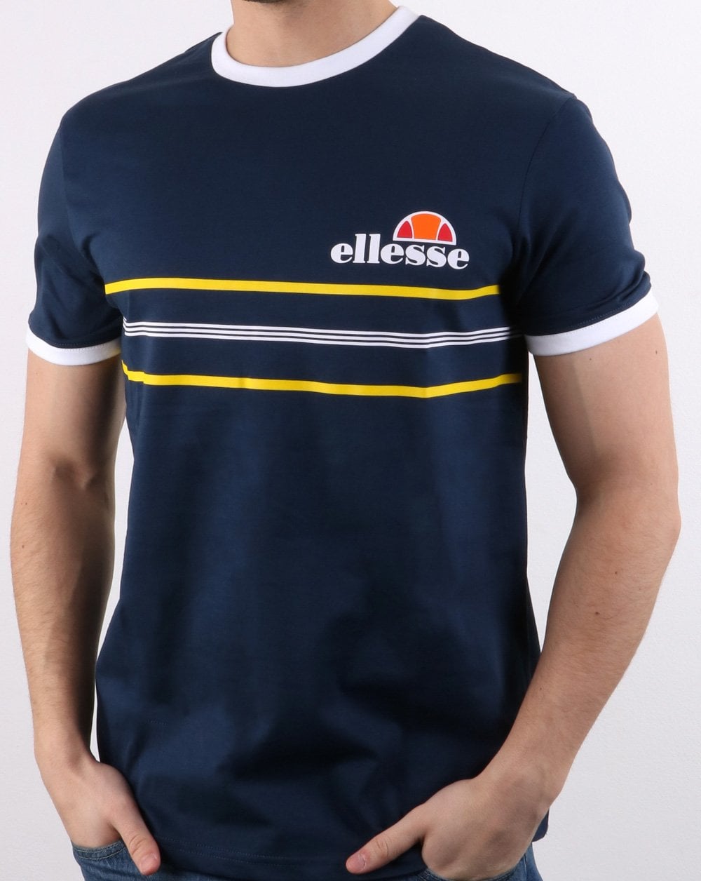 Ellesse – Gentario – T-Shirt in Marineblau