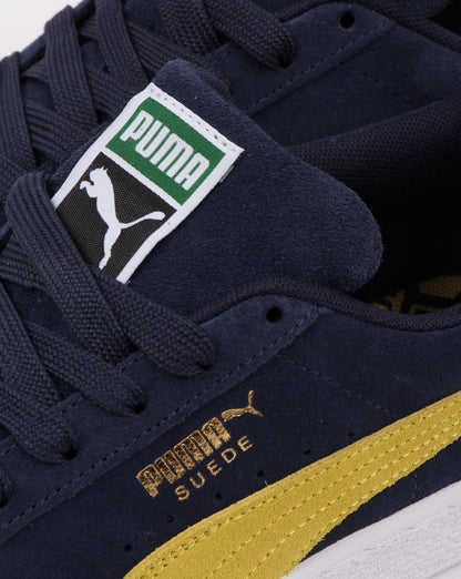 Puma Suede Classic Trainer Marineblau/Gelb