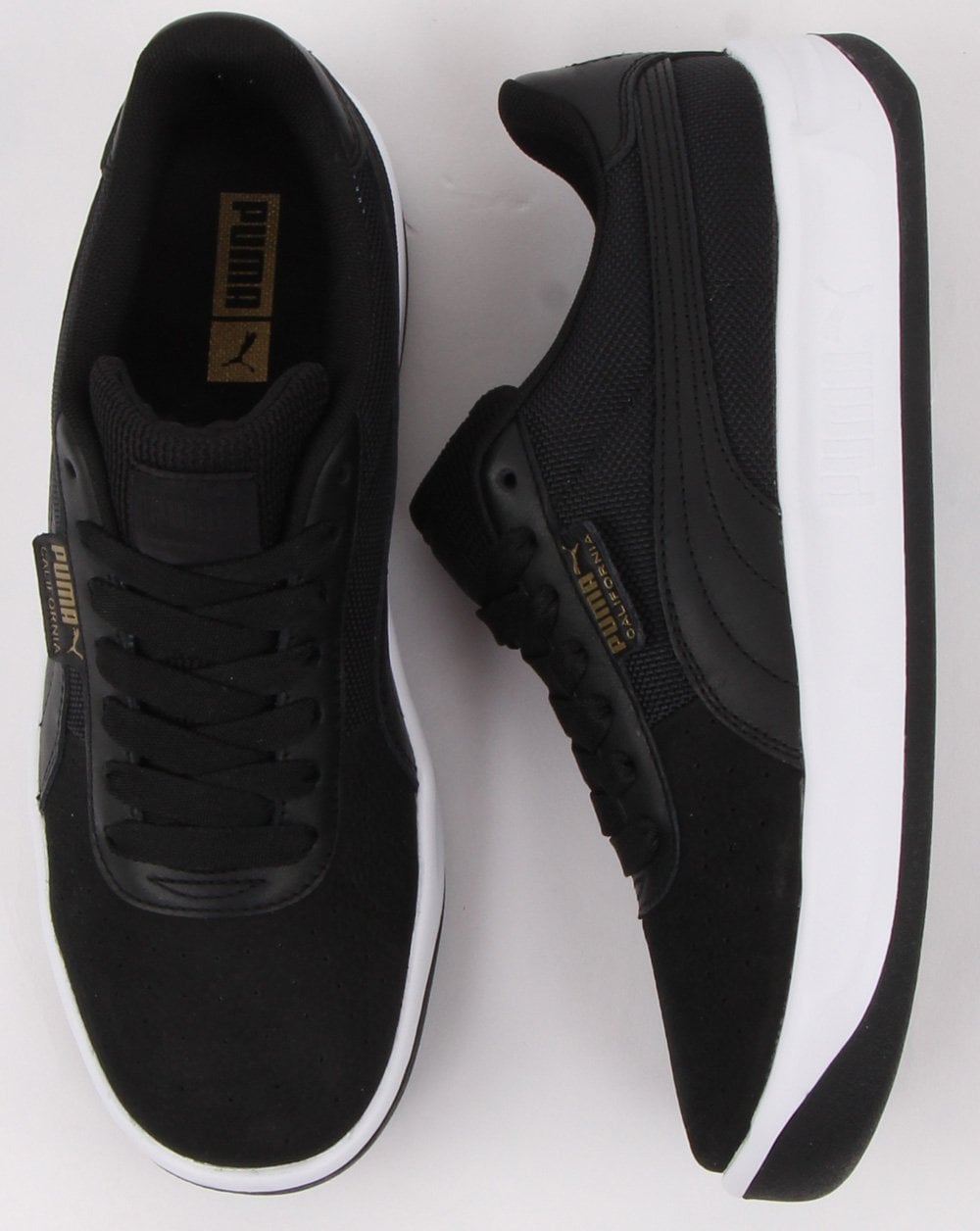 Puma California Trainer Schwarz/Weiß
