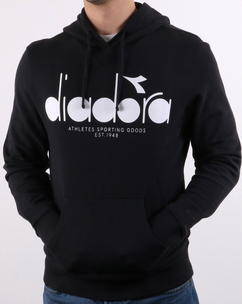 Diadora Logo Hoodie Black/optical