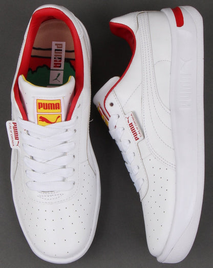 Puma California Trainer Weiß/Rot