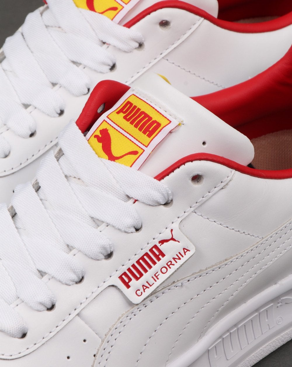 Puma California Trainer Weiß/Rot