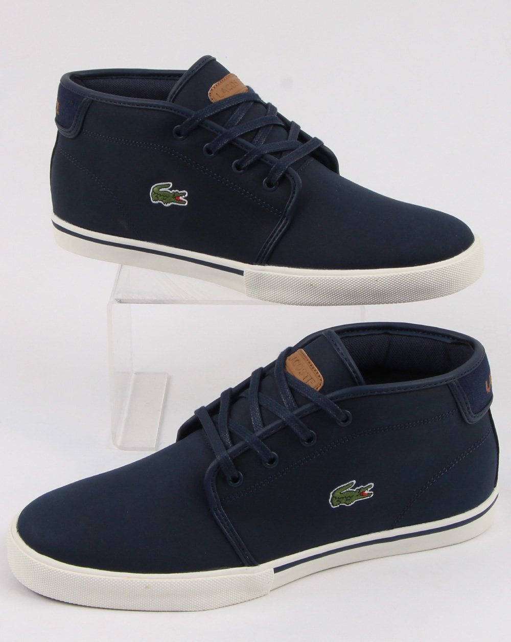 Lacoste Footwear Ampthill Trainer Marineblau/Hellbraun