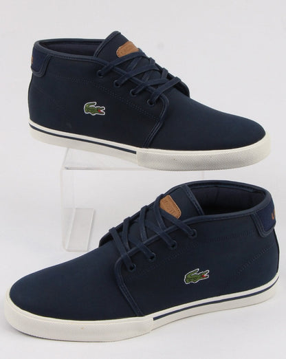 Lacoste Footwear Ampthill Trainer Marineblau/Hellbraun