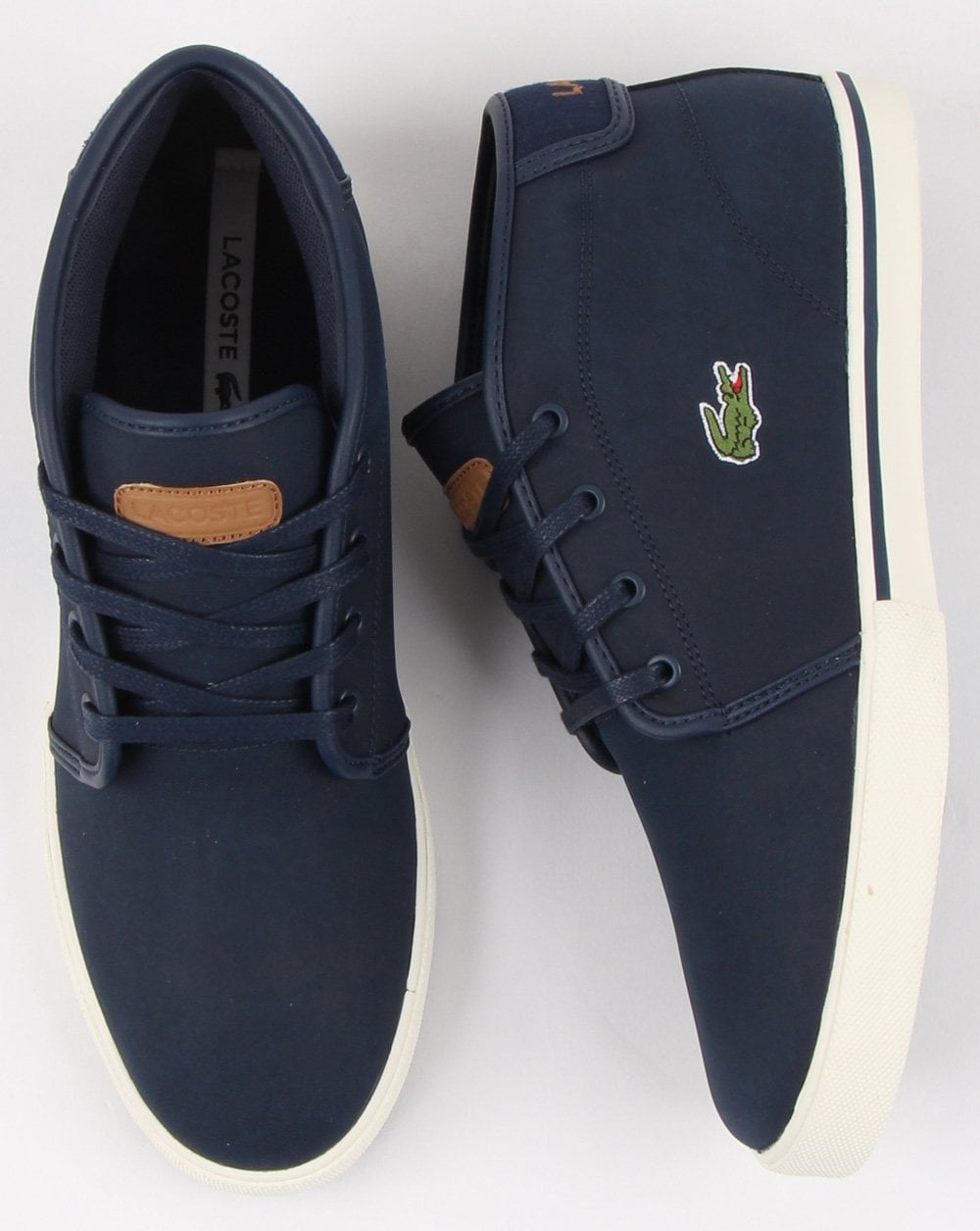 Lacoste Footwear Ampthill Trainer Marineblau/Hellbraun