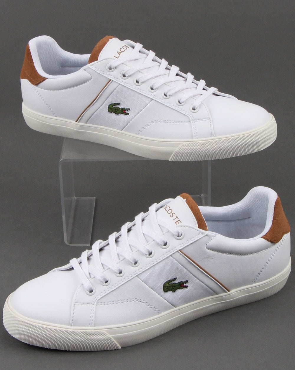 Lacoste Footwear Fairlead Trainer Weiß/Hellbraun