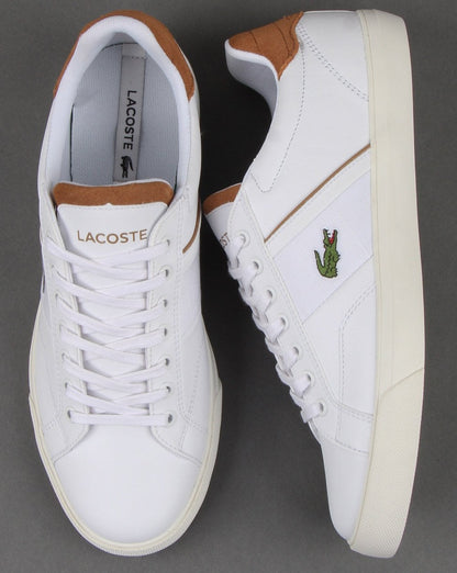 Lacoste Footwear Fairlead Trainer Weiß/Hellbraun