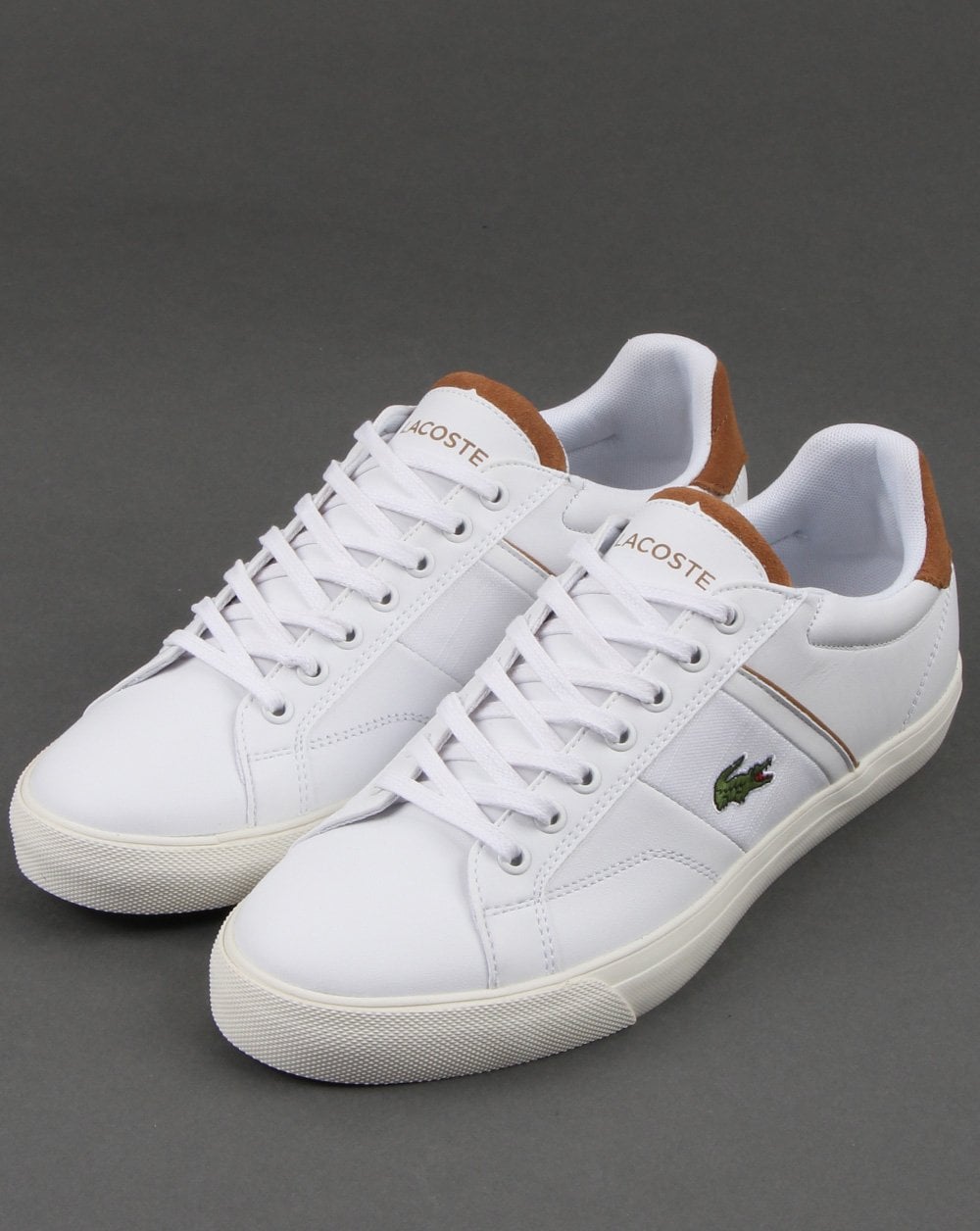 Lacoste Footwear Fairlead Trainer Weiß/Hellbraun