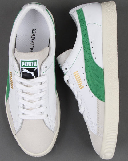 Puma Basket Trainer Weiß/Amazon Grün