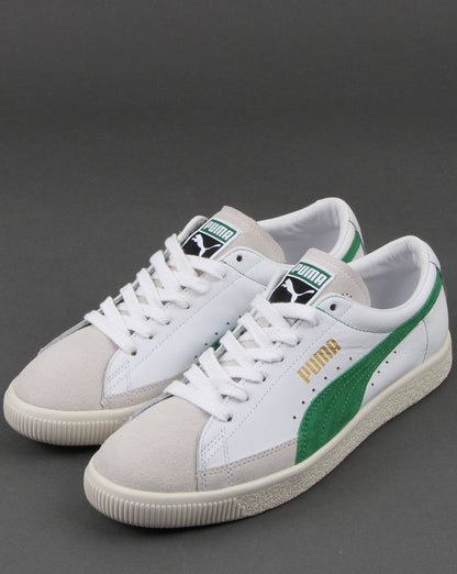 Puma Basket Trainer Weiß/Amazon Grün