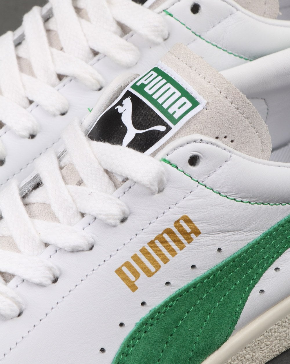 Puma Basket Trainer Weiß/Amazon Grün