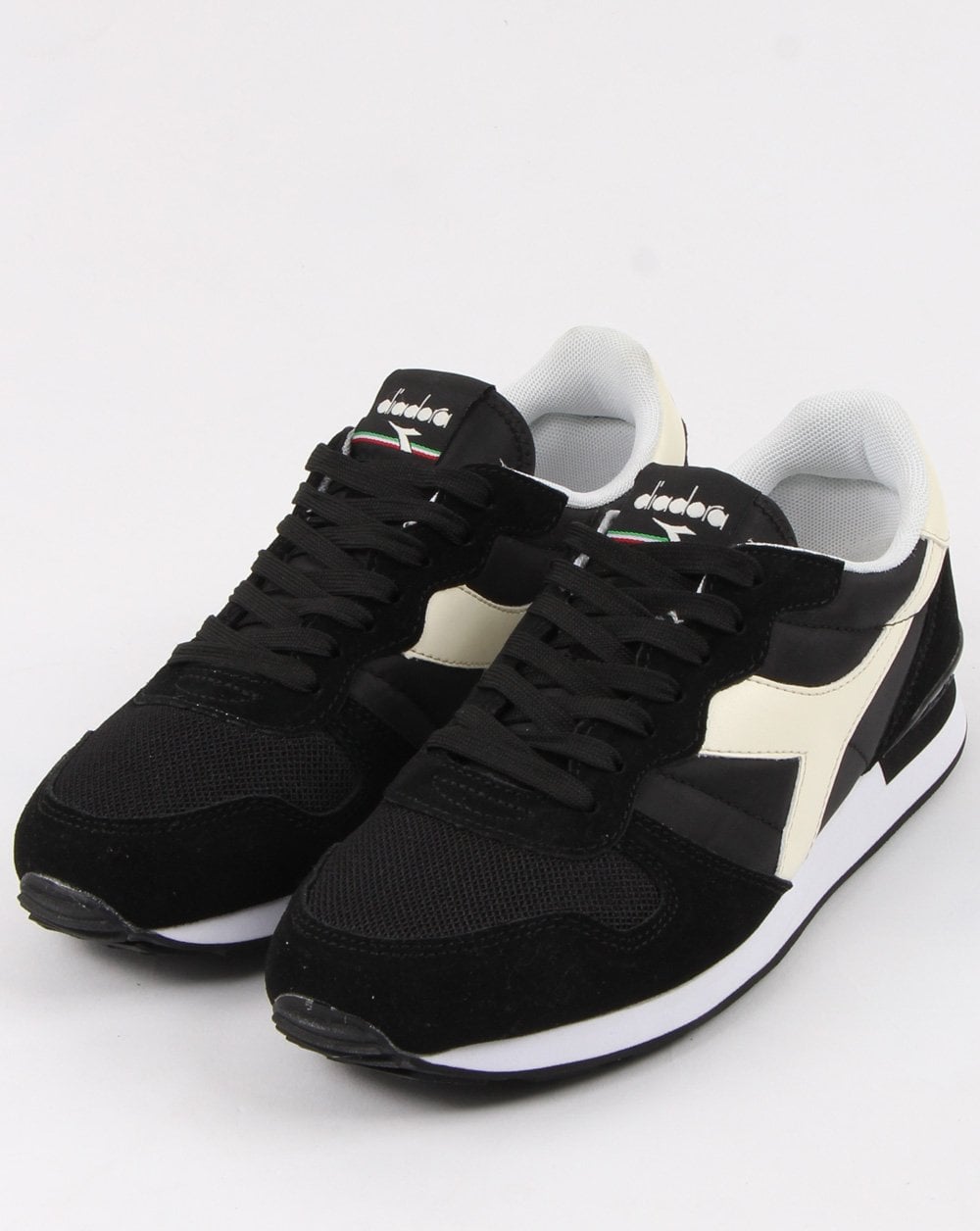 Diadora Camaro Trainer Schwarz/Weiß