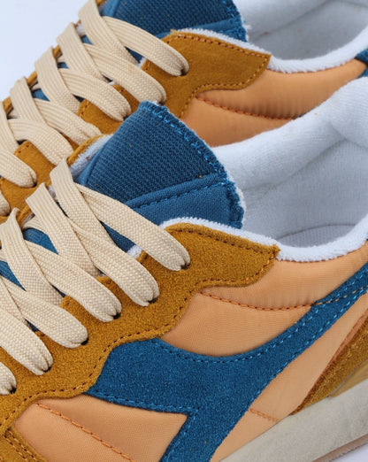 Diadora Camaro Vintage Sneakers Senfgelb-Blau