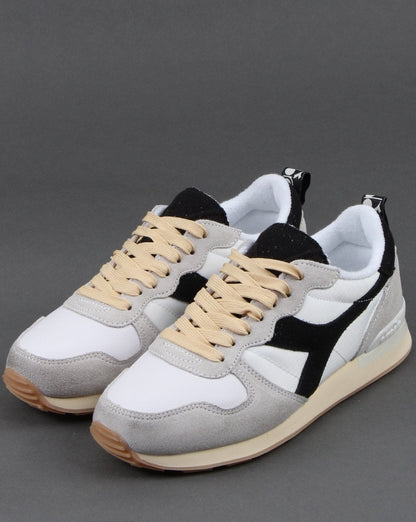 Diadora Camaro Used Look Vintage Sneaker Weiß/Schwarz