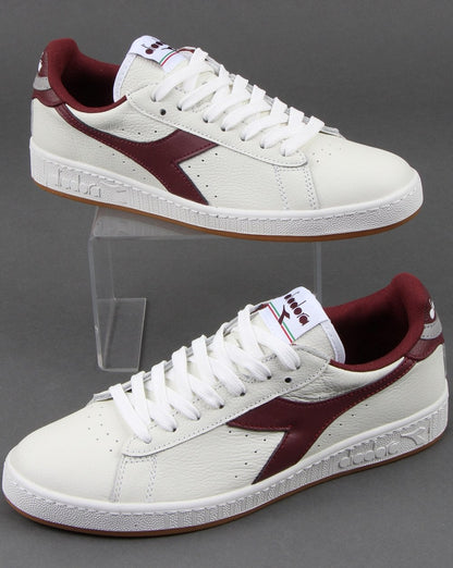Diadora Game L Low Sneakers Weiß/Portwein