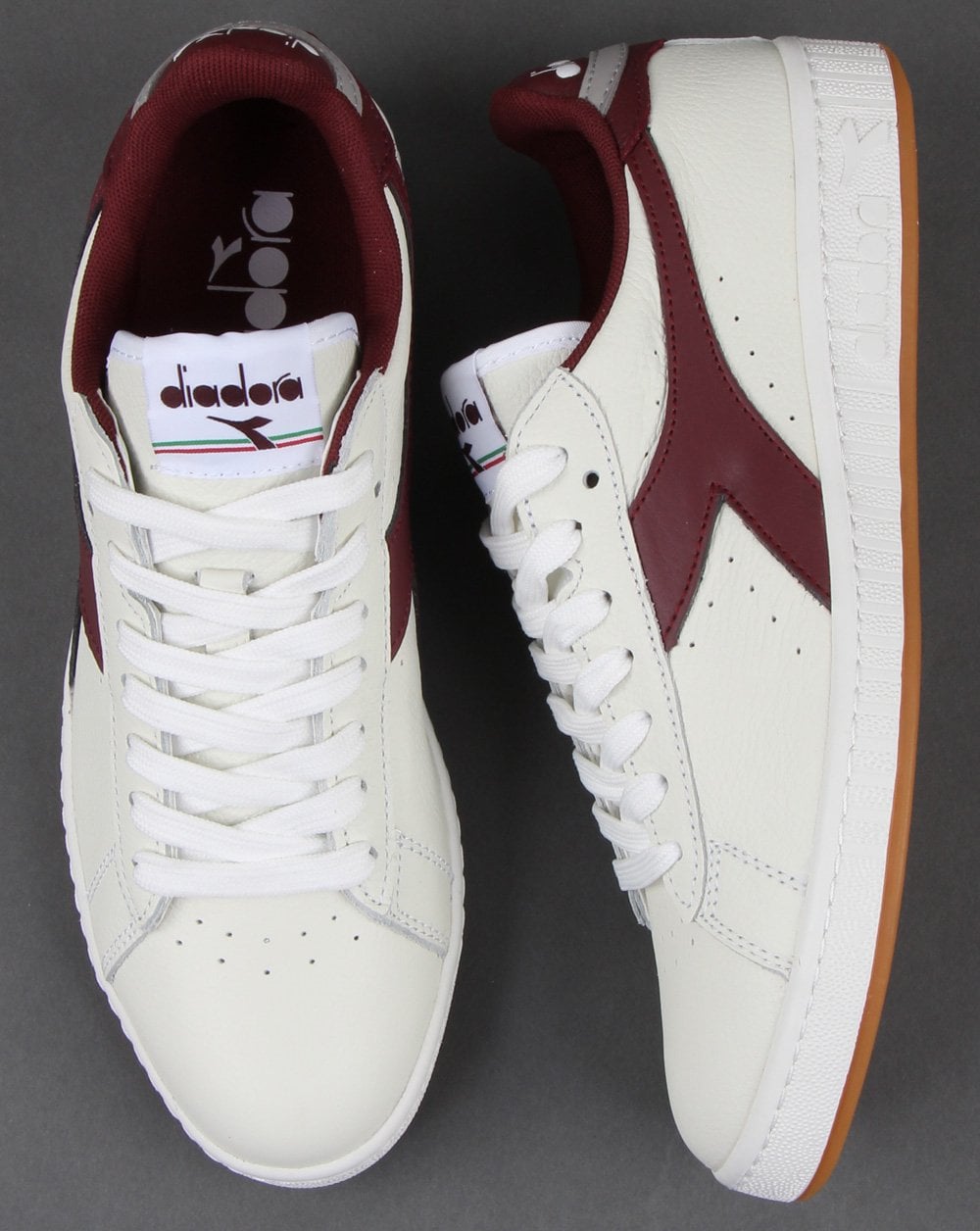 Diadora Game L Low Sneakers Weiß/Portwein