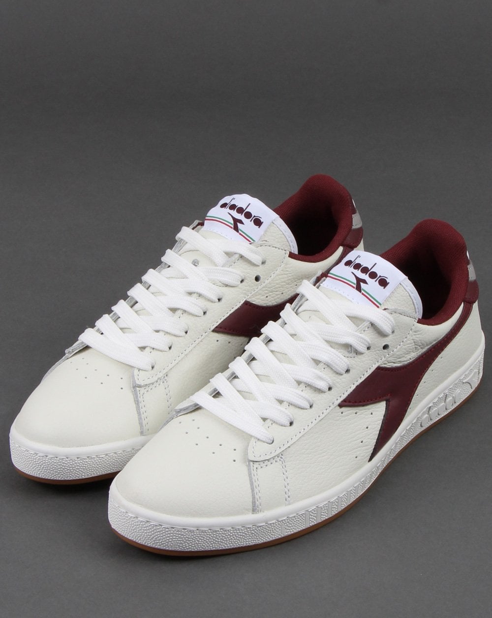 Diadora Game L Low Trainers White/port
