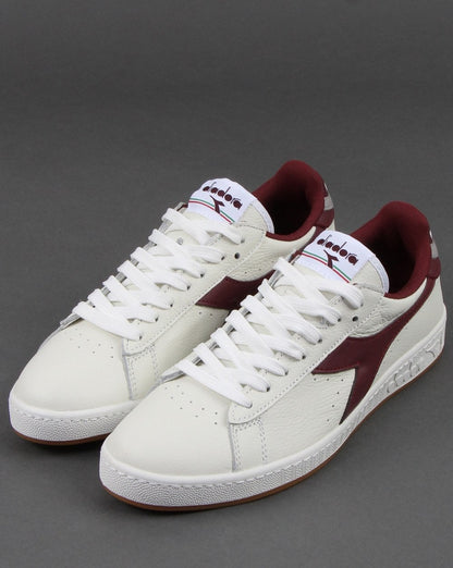 Diadora Game L Low Sneakers Weiß/Portwein