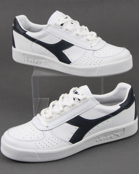 Diadora B. Elite Trainers White/Denim Blue