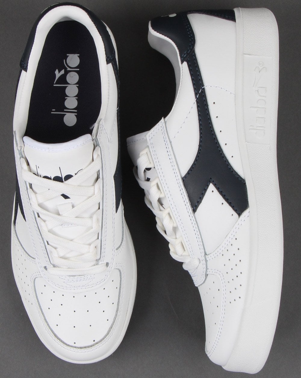 Diadora B. Elite Sneaker Weiß/Jeansblau