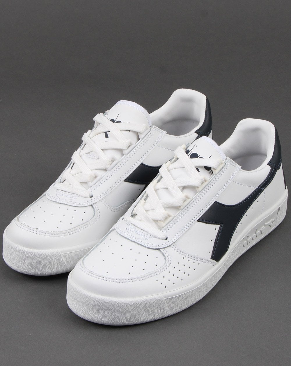 Diadora B. Elite Trainers White/Denim Blue