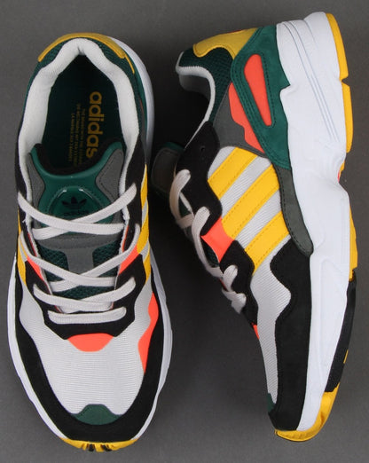 Adidas Yung-96 Sneakers Grau/Gold/Rot