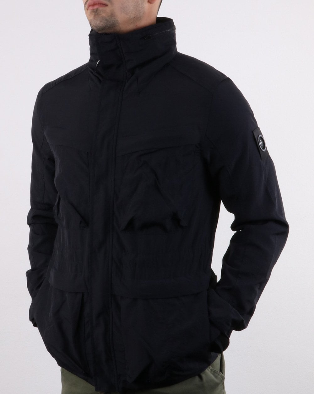 Marshall Artist Garment Dyed Feldjacke Marineblau