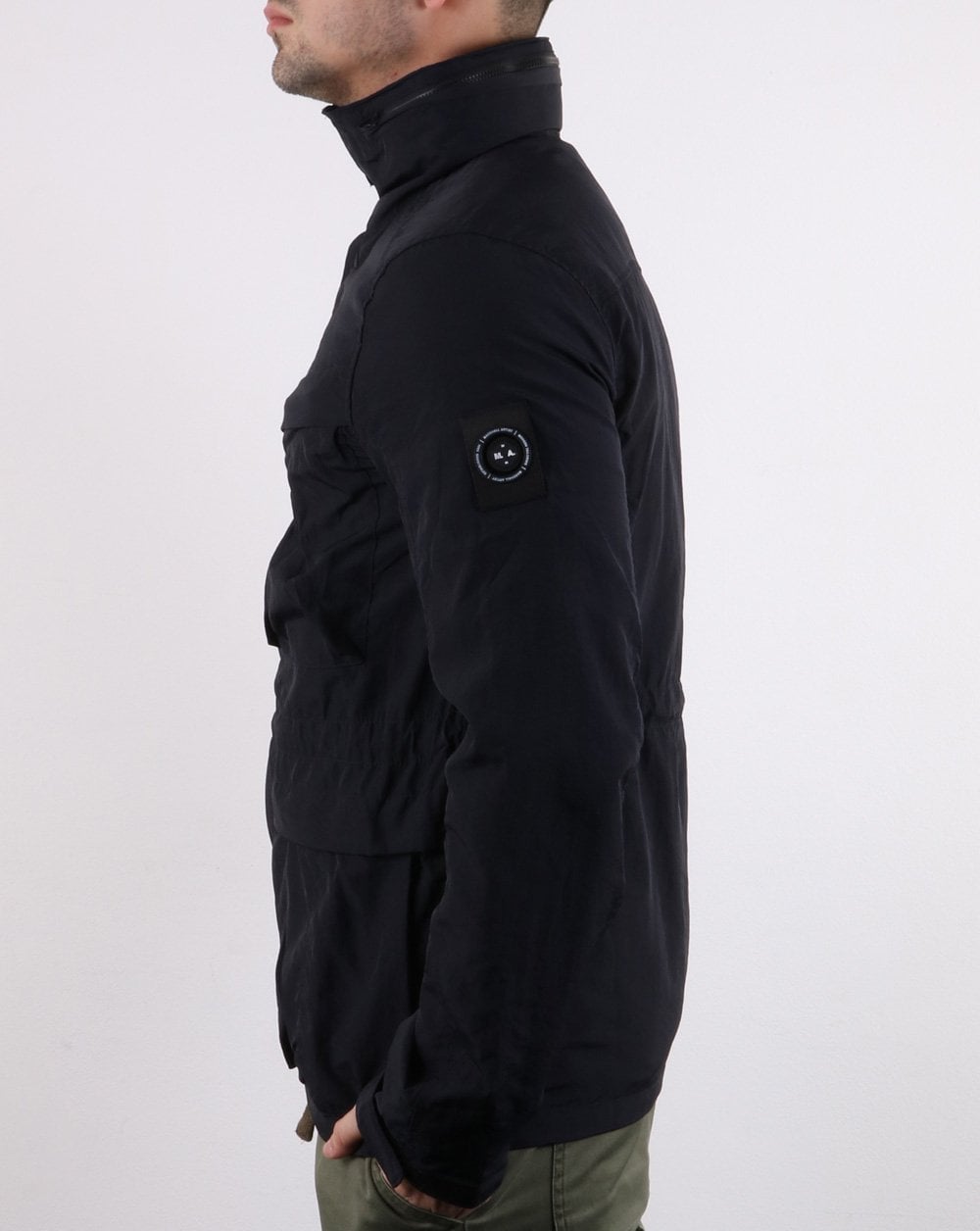 Marshall Artist Garment Dyed Field Jacket Navy