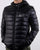 Emporio Armani EA7 Core Logo Down Hooded Jacket Black