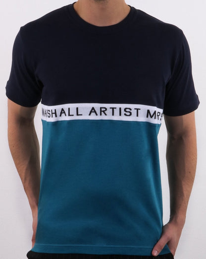 Marshall Artist Maglia Kurzarm-T-Shirt Marineblau/Blau