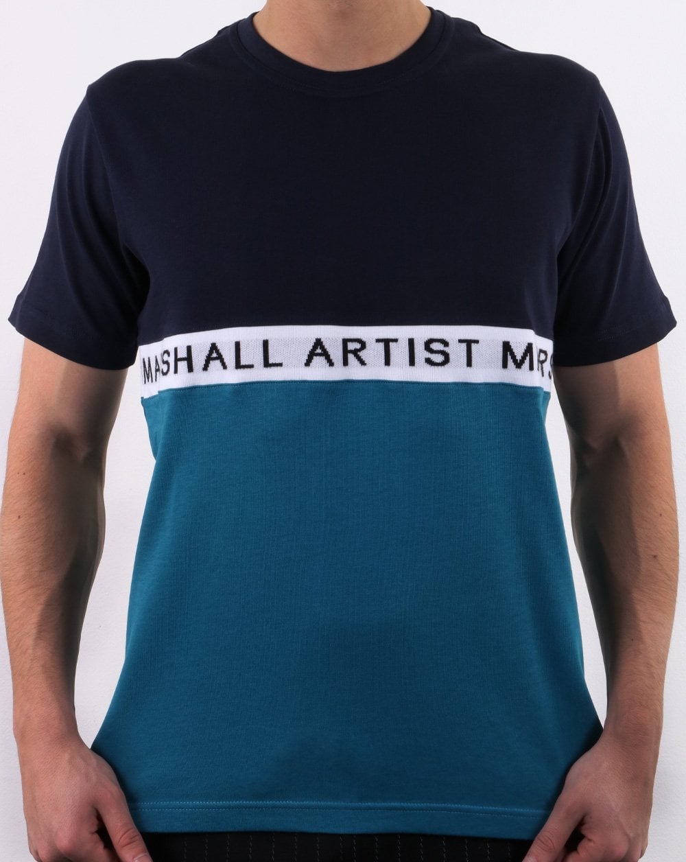 Marshall Artist Maglia Kurzarm-T-Shirt Marineblau/Blau