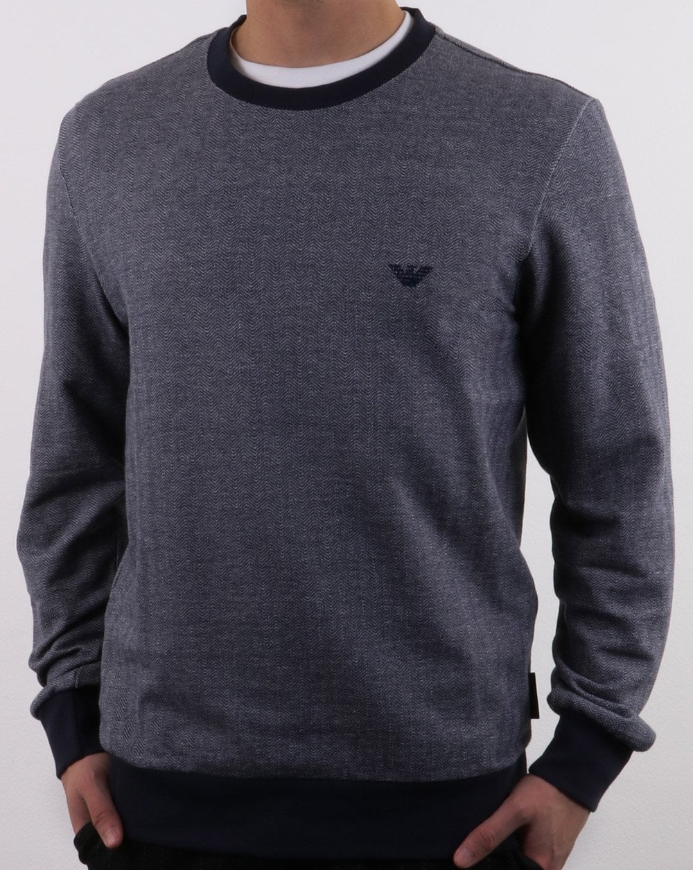 Emporio Armani Sweatshirt Blau und Grau