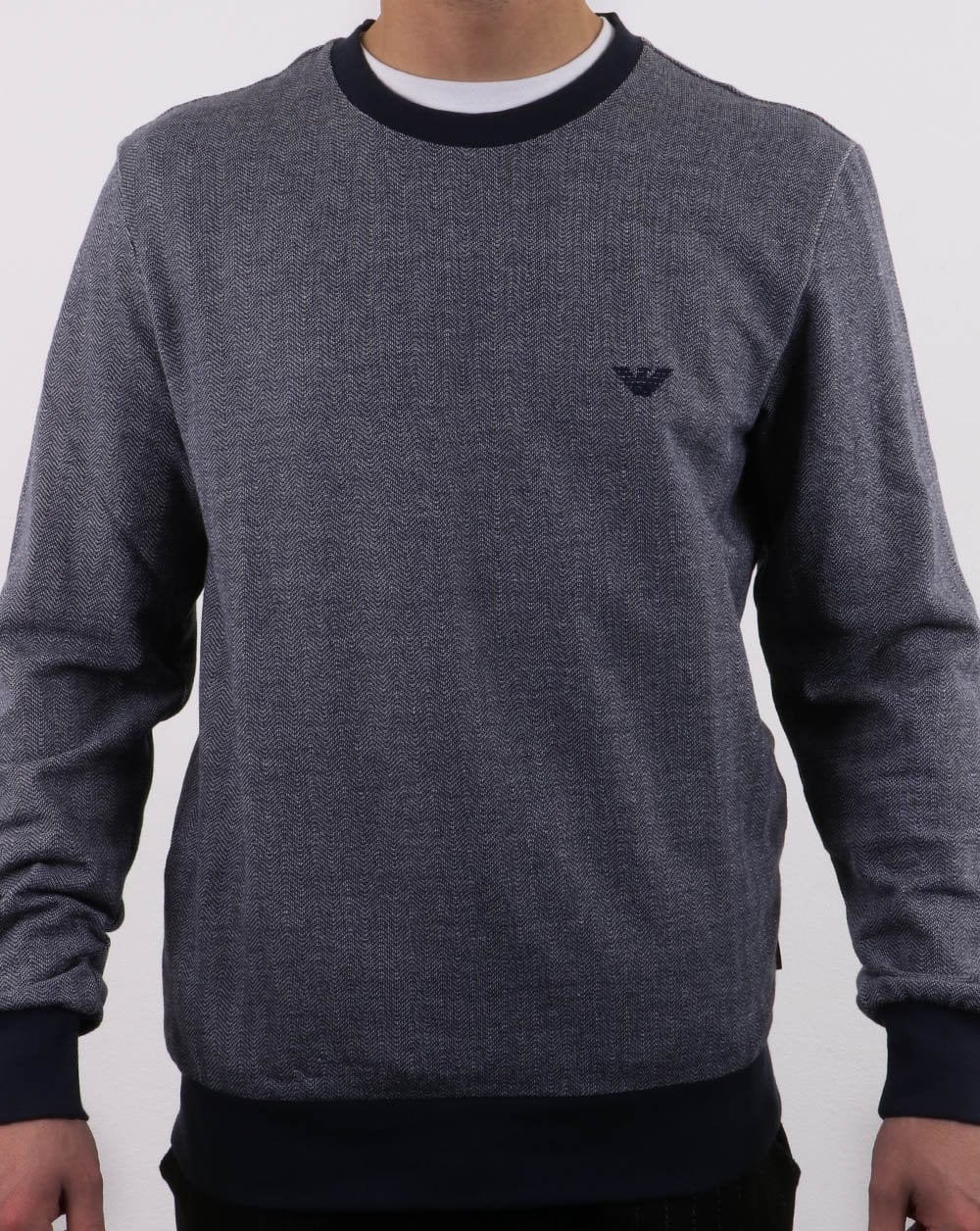 Emporio Armani Sweatshirt Blau und Grau