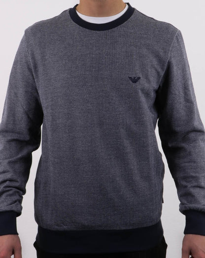 Emporio Armani Sweatshirt Blau und Grau