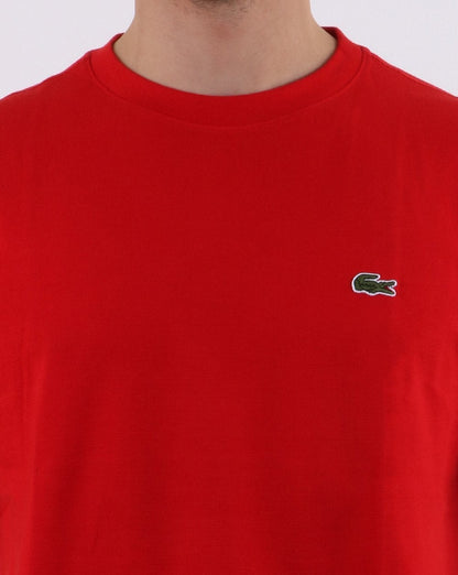 Lacoste Piqué-T-Shirt Rot