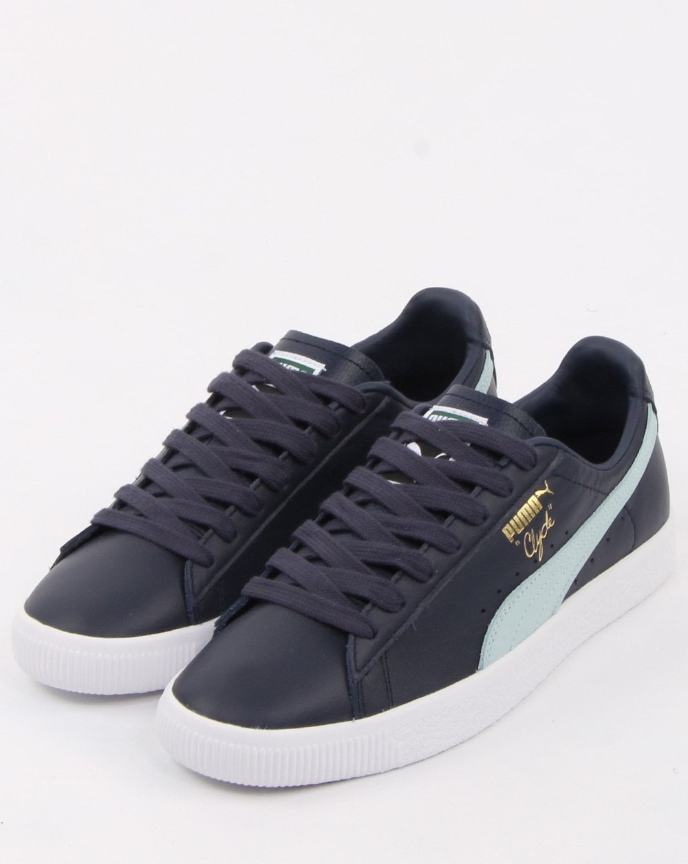 Puma Clyde Core Sneaker Marineblau/Blau