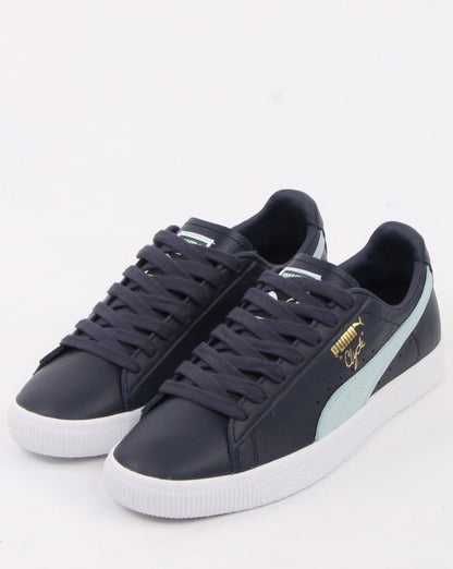 Puma Clyde Core Sneaker Marineblau/Blau