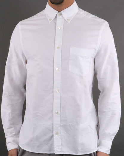 Aquascutum Bevan Oxford Hemd Weiß