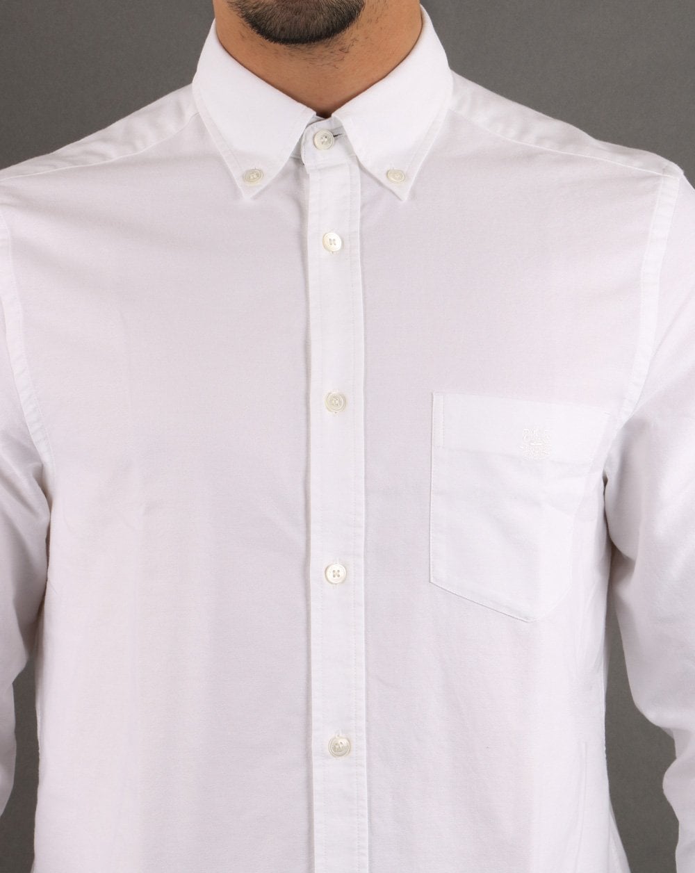 Aquascutum Bevan Oxford Hemd Weiß
