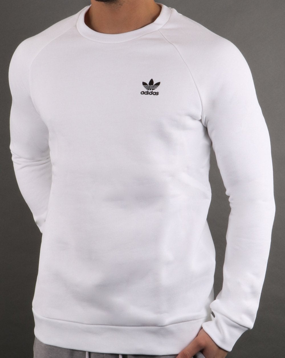 Adidas Originals Essential Crew Sweat White